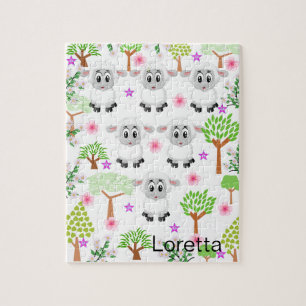Puzzles Sheep Trees