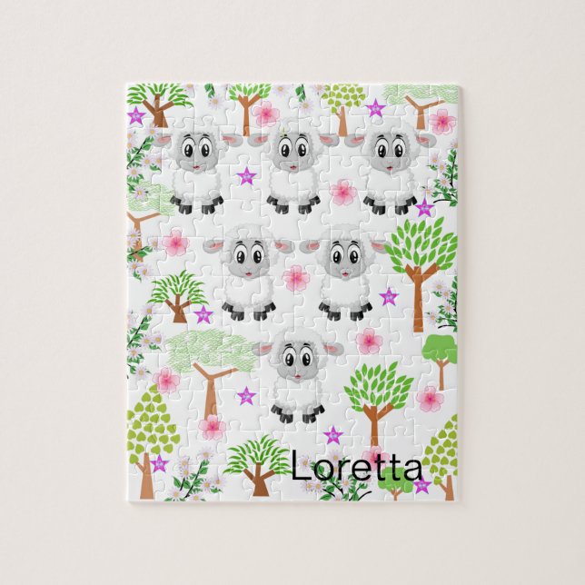 Puzzles Sheep Trees (Vertikal)