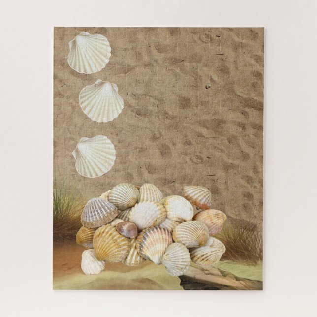 Puzzles Strand Muscheln (Vertikal)