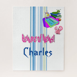 Puzzles Stripe Vorsicht vor Neuigkeiten, Schule