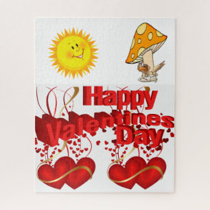 Puzzles Sun Hearts Valentinstag