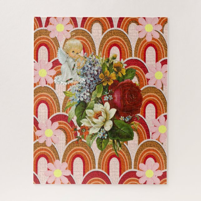 Puzzles Viktorianischer Blumengel (Vertikal)