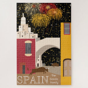 PUZZLES: Vintage Spanien Reiseplakat Puzzle