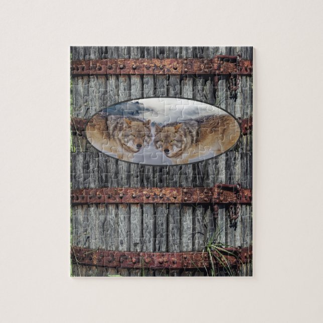 Puzzles Wood Wolves (Vertikal)