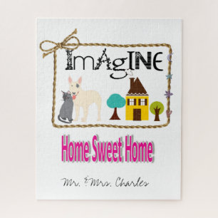 Puzzles Zuhause Sweet Zuhause, Dog Cat House