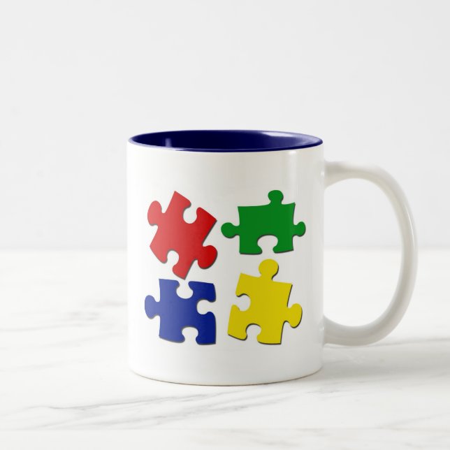 Puzzlespiel bessert Tasse aus (Rechts)