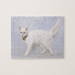 Puzzlespiel, das Lilly kennzeichnet Puzzle