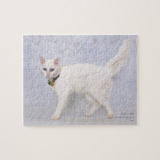 Puzzlespiel, das Lilly kennzeichnet Puzzle (Horizontal)