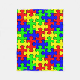 Puzzlespiel-Decke Fleecedecke