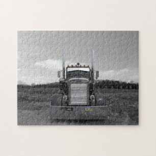 Puzzlespiel der Peterbilt Nadel-Nasen-b/w Puzzle