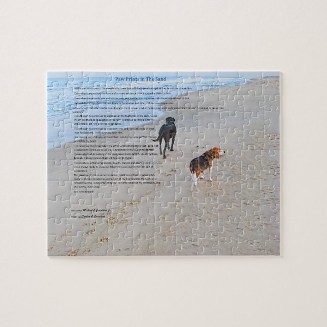 Puzzlespiel des Foto-8x10 mit Zinn Puzzle (Horizontal)