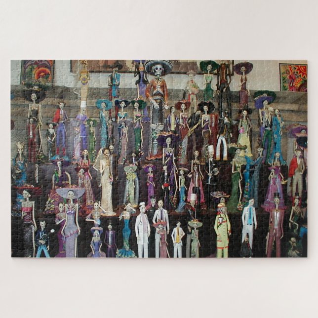 Puzzlespiel Día de Muertos (Tag der Toten) Puzzle (Horizontal)