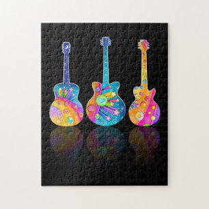 PUZZLESPIEL - GITARREN-REFLEXIONEN PUZZLE