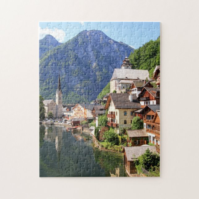Puzzlespiel Hallstatt von Österreich Puzzle (Vertikal)