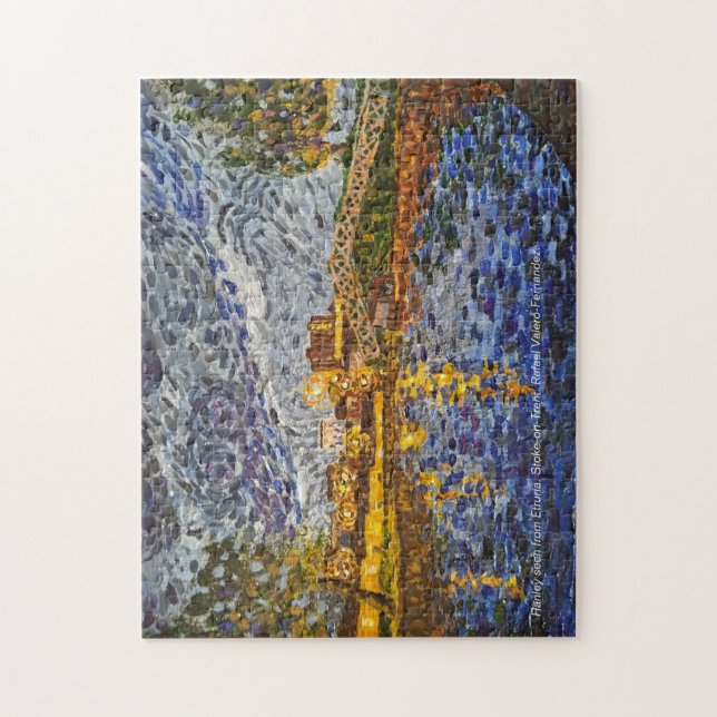 Puzzlespiel. Hanley Ansicht von Etruria. Puzzle (Vertikal)