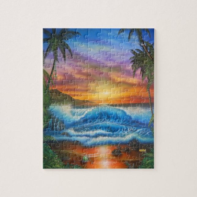 PUZZLESPIEL HAWAIIS SESCAPE PUZZLE (Vertikal)