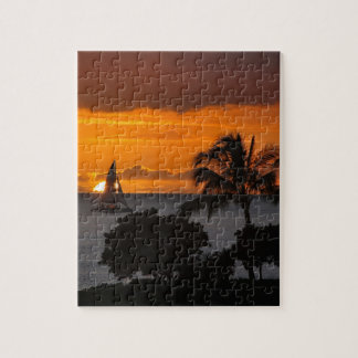 Puzzlespiel - hawaiischer Sonnenuntergang Puzzle