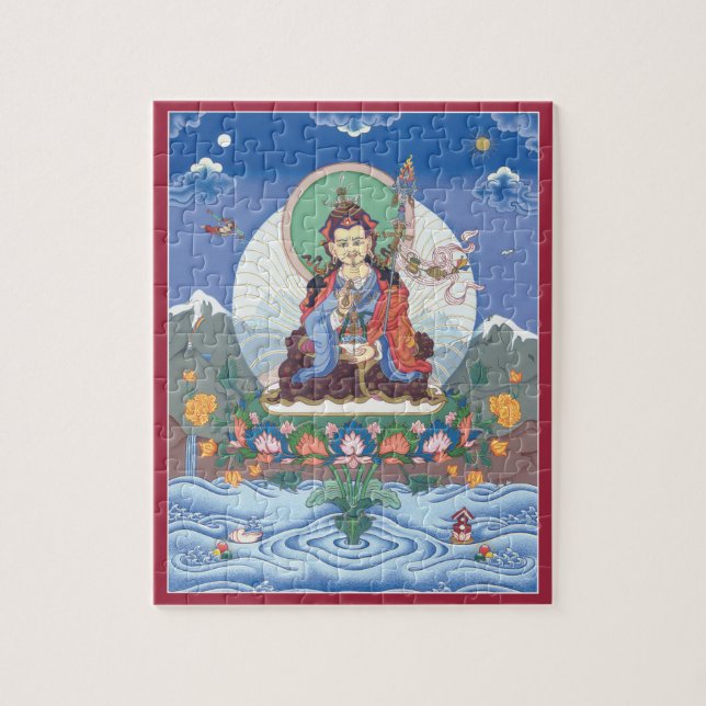 PUZZLESPIEL im ZINN - Padmasambhava (Tib: Guru Puzzle (Vertikal)