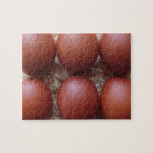 Puzzlespiel - Marans Huhn-Eier Puzzle