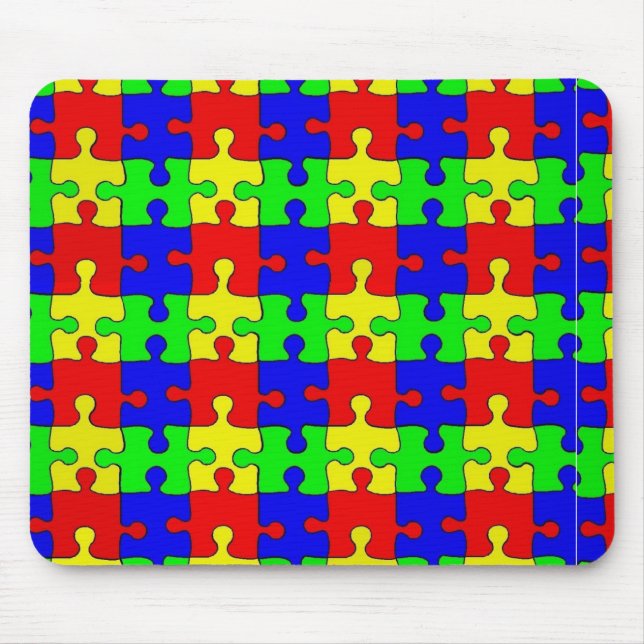 Puzzlespiel-Mausunterlage Mousepad (Vorne)
