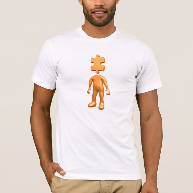 Puzzlespiel-Personen-T-Shirt T-Shirt (Vorderseite)