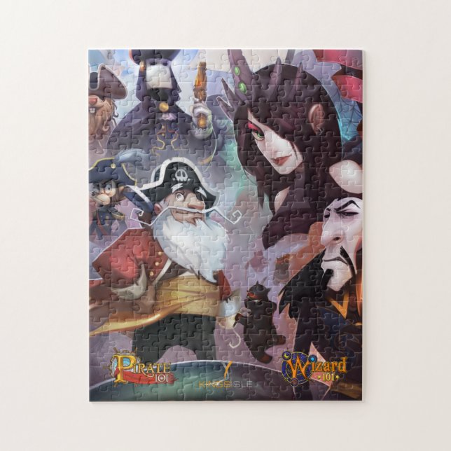 Puzzlespiel Pirate101 u. Wizard101 Puzzle (Vertikal)