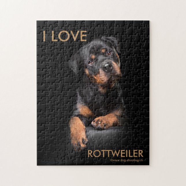 Puzzlespiel Rottweiler Puzzle (Vertikal)