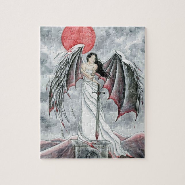 Puzzlespiel-Spiel-Fantasie-gotische gefallene Puzzle (Vertikal)