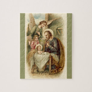 Puzzlespiel: St- JosephGeburt Christi Puzzle