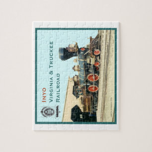 Puzzlespiel - V&T Eisenbahn-Motor Inyo Puzzle