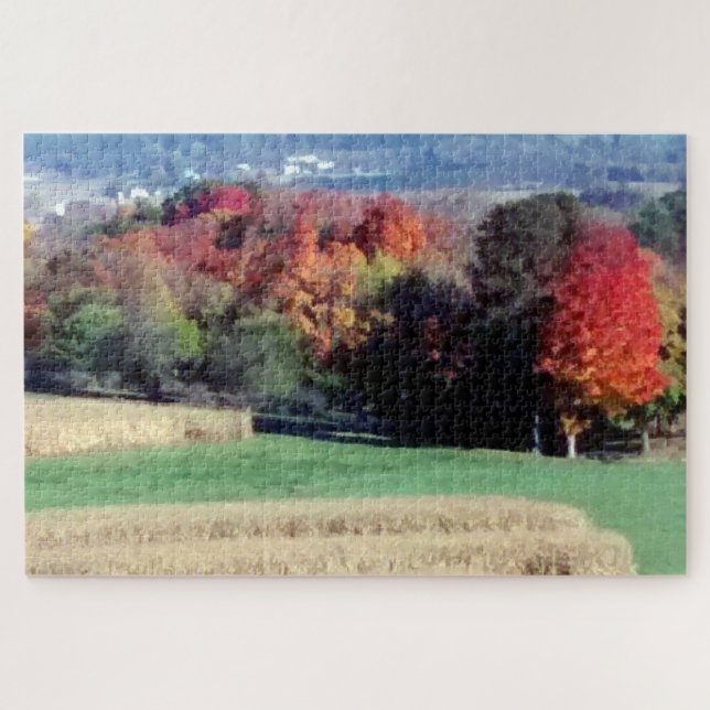 Puzzlespiel, Wisconsin-Herbstfarben Puzzle (Horizontal)