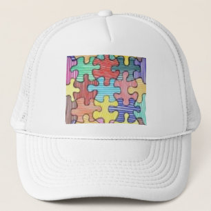 Puzzlespielhut Truckerkappe