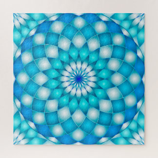 Puzzlespielmandala-abstrakte Lotos-Blume Puzzle