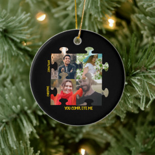 Puzzleteil-Foto Sie ergänzen mich. Keramik Ornament