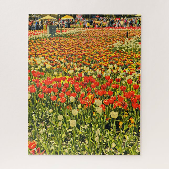 Puzzleteil für Tulpen Puzzle (Vertikal)
