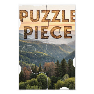 "Puzzleteil" Natur - Wald & Berg Fotodruck