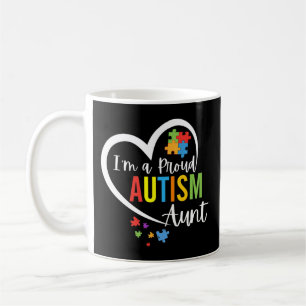 Puzzleteile aus farbigen Autismus Kaffeetasse