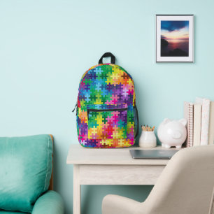 Puzzleteile Bedruckter Rucksack
