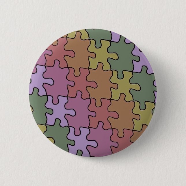 Puzzleteile für Autismus 35 Button (Vorderseite)