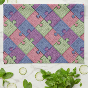Puzzleteile Handtuch