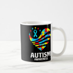 Puzzleteile Herz Autisti Kaffeetasse