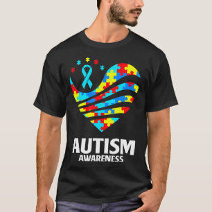 Puzzleteile Herz Autisti T-Shirt