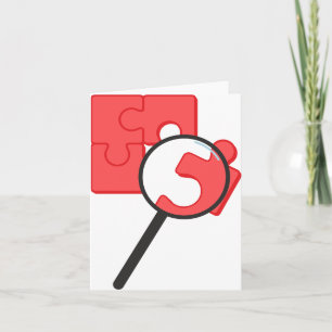 Puzzleteile Mitteilungskarten