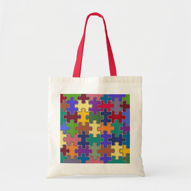 Puzzleteile Tragetasche (Vorne)