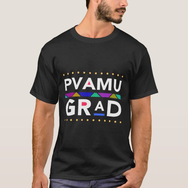 Pvamu Historisch Young verschenkte Black4 Black T-Shirt (Vorderseite)