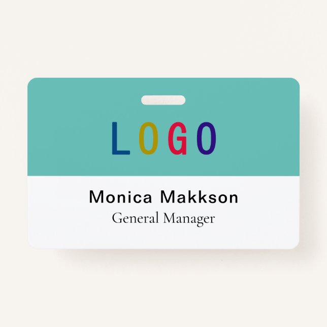 PVC-Abzeichen aus Kunststoff mit Clip-Logo Ausweis (Vorderseite)