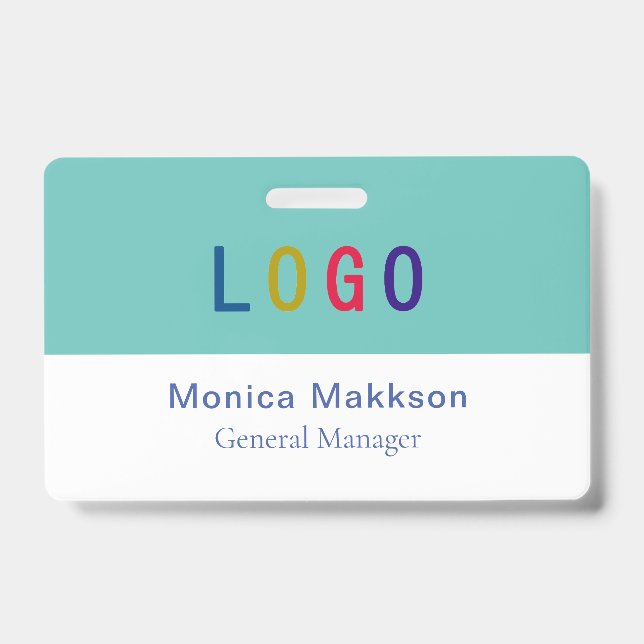 PVC-Abzeichen aus Kunststoff mit Clip-Logo Ausweis (Vorderseite)
