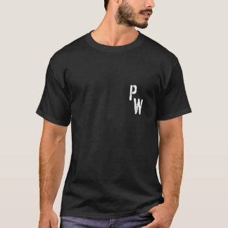 PW auf vorderer LOGO und Website an Rückseite T-Shirt