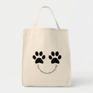 Pw Print Leinwand Tote Bag - Niedliches Pet Lover Tragetasche