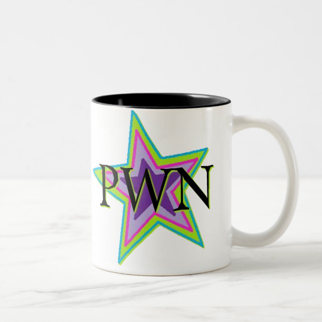PWN-Star-Tasse Zweifarbige Tasse (Rechts)